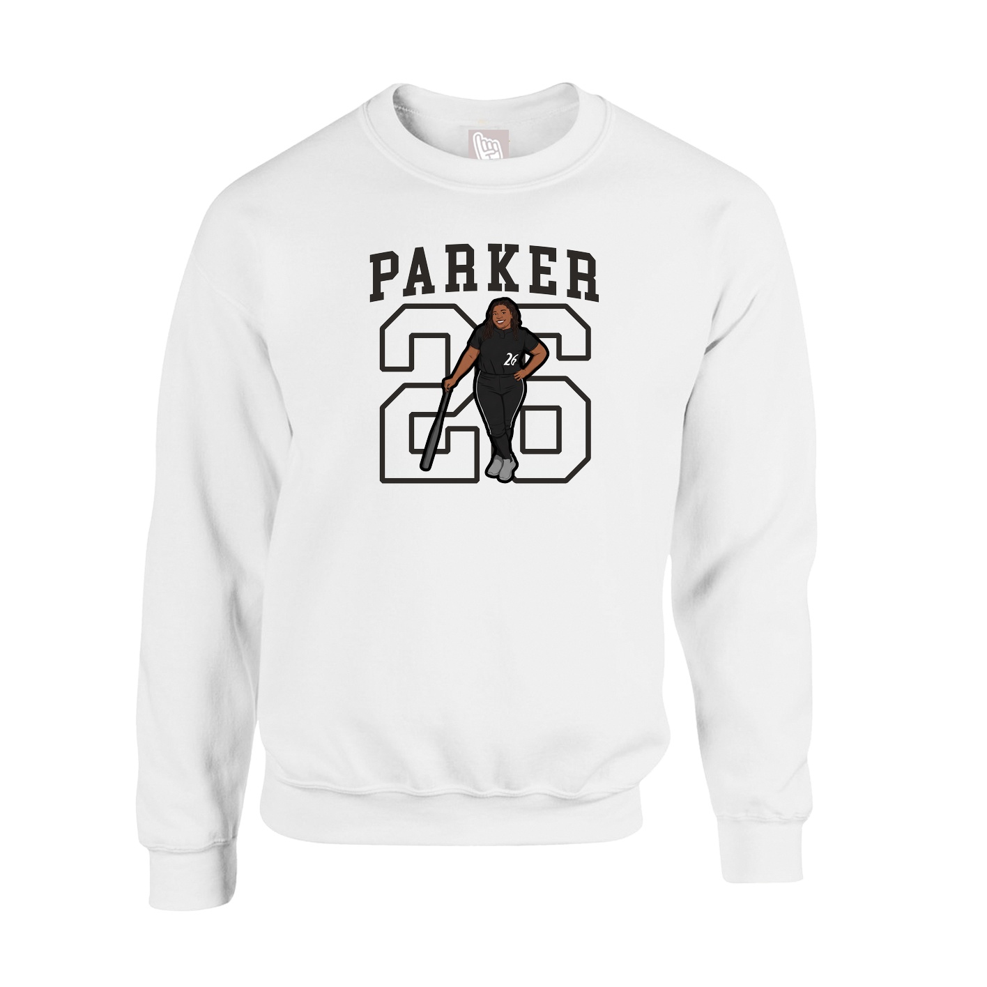 Fleece Crew — Shirsey in White