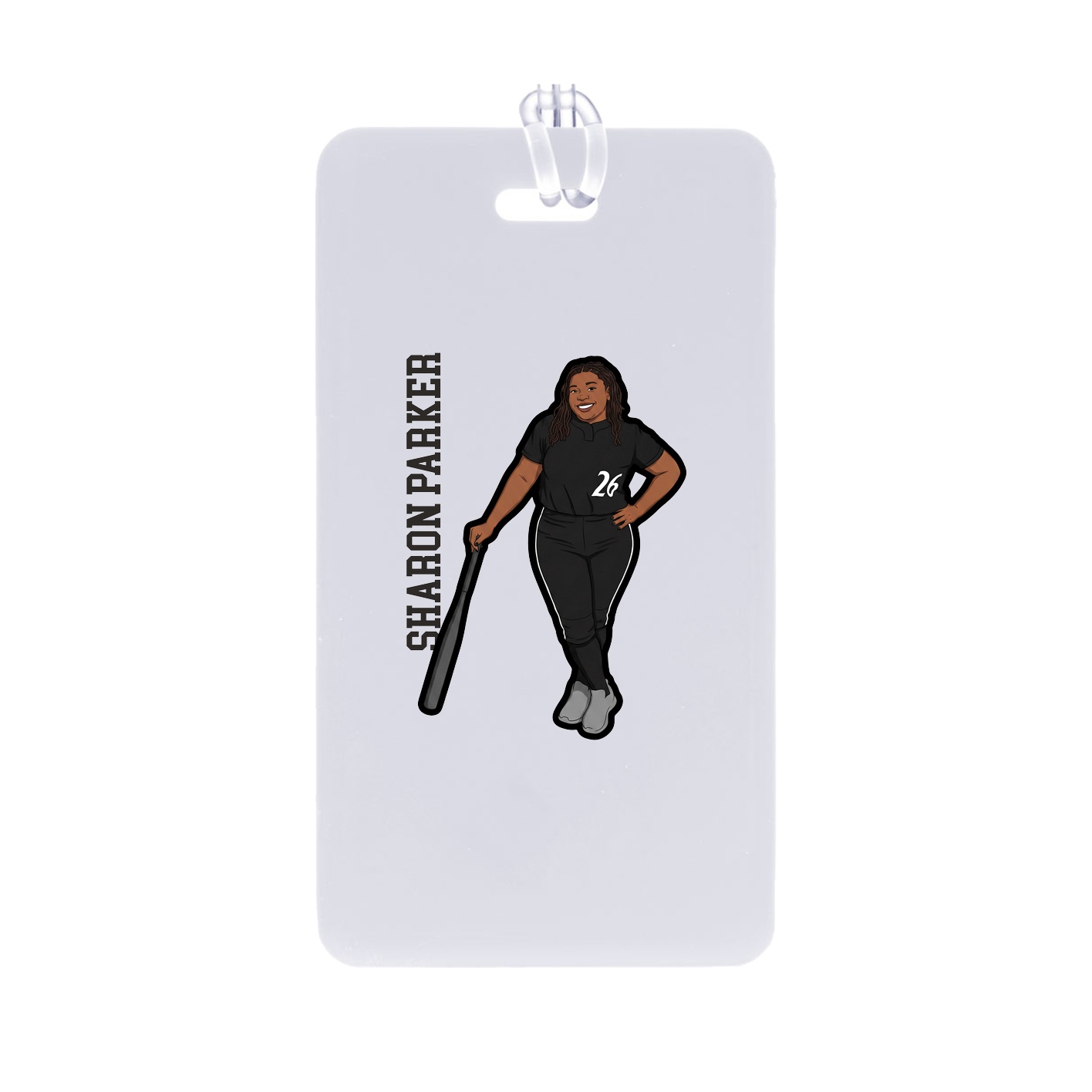 Bag Tag — Name Vertical in Classic