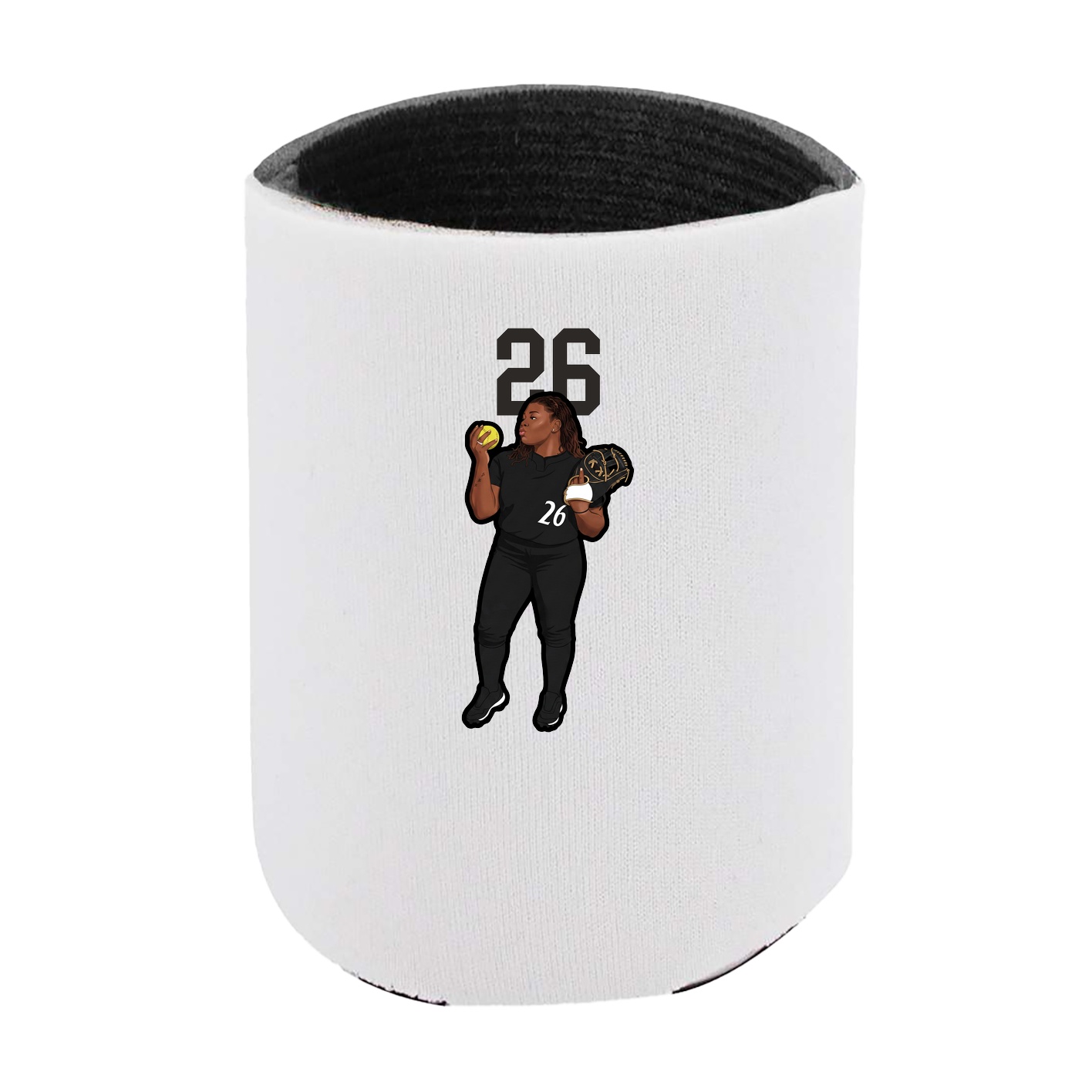 Can Holder — Number Top in White