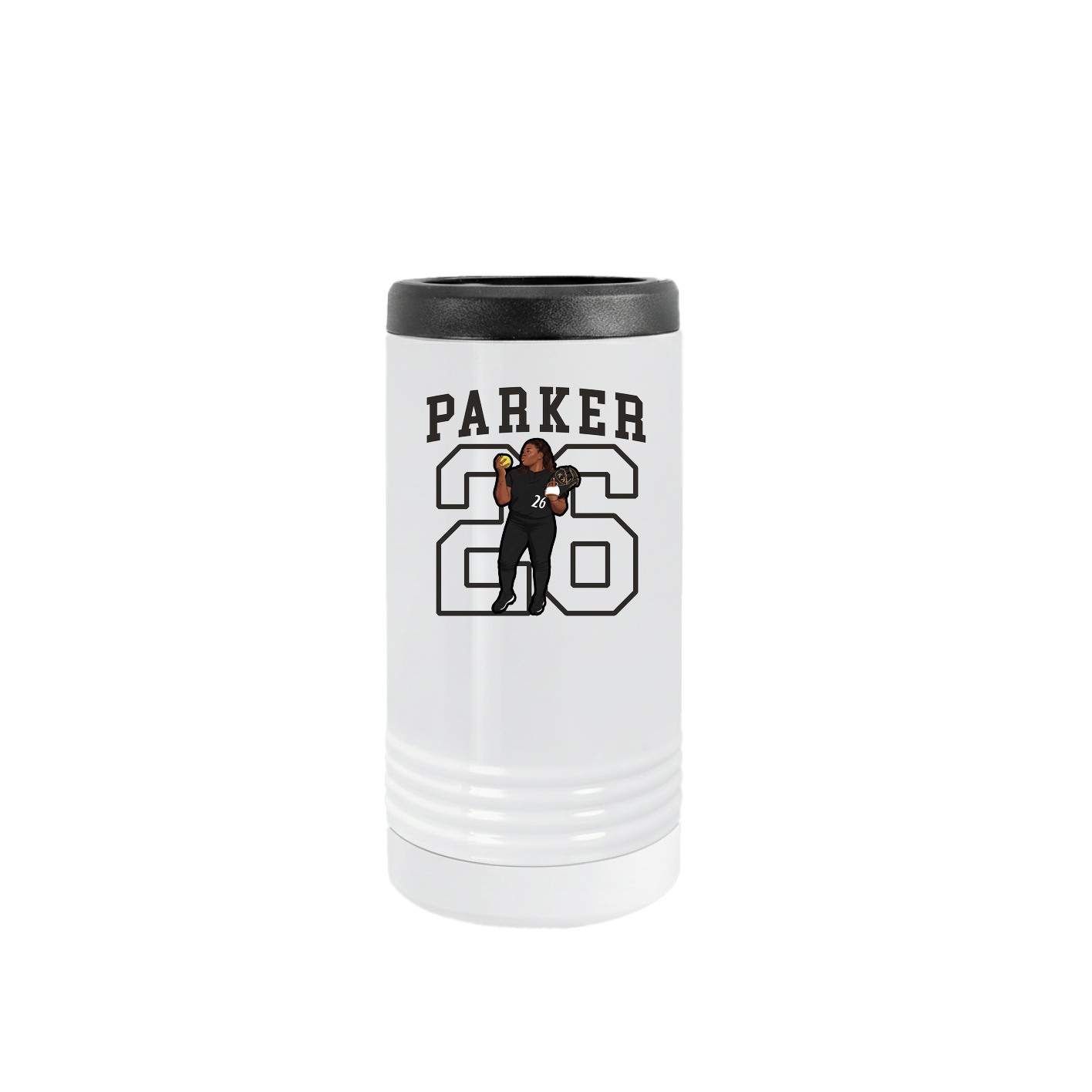 Slim Beverage Holder — Shirsey in White
