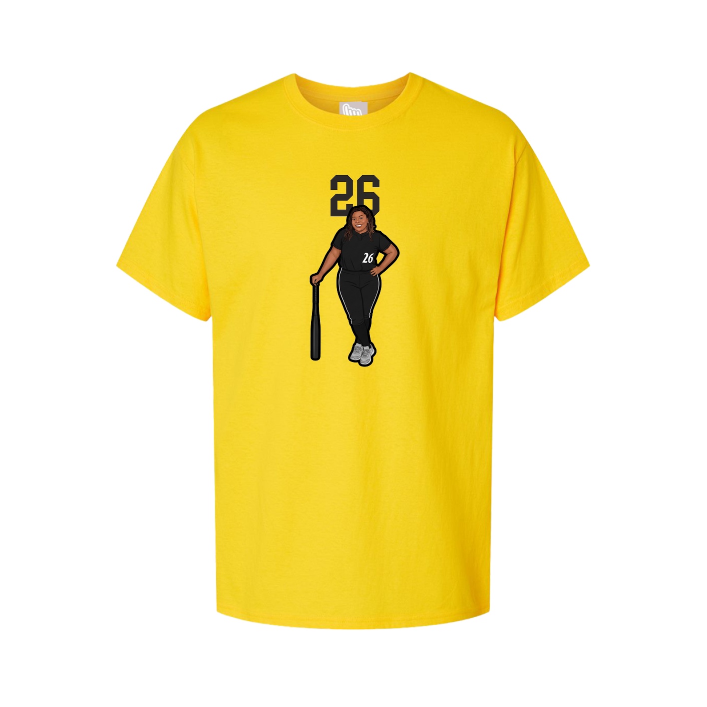 Tee — Number Top in Gold