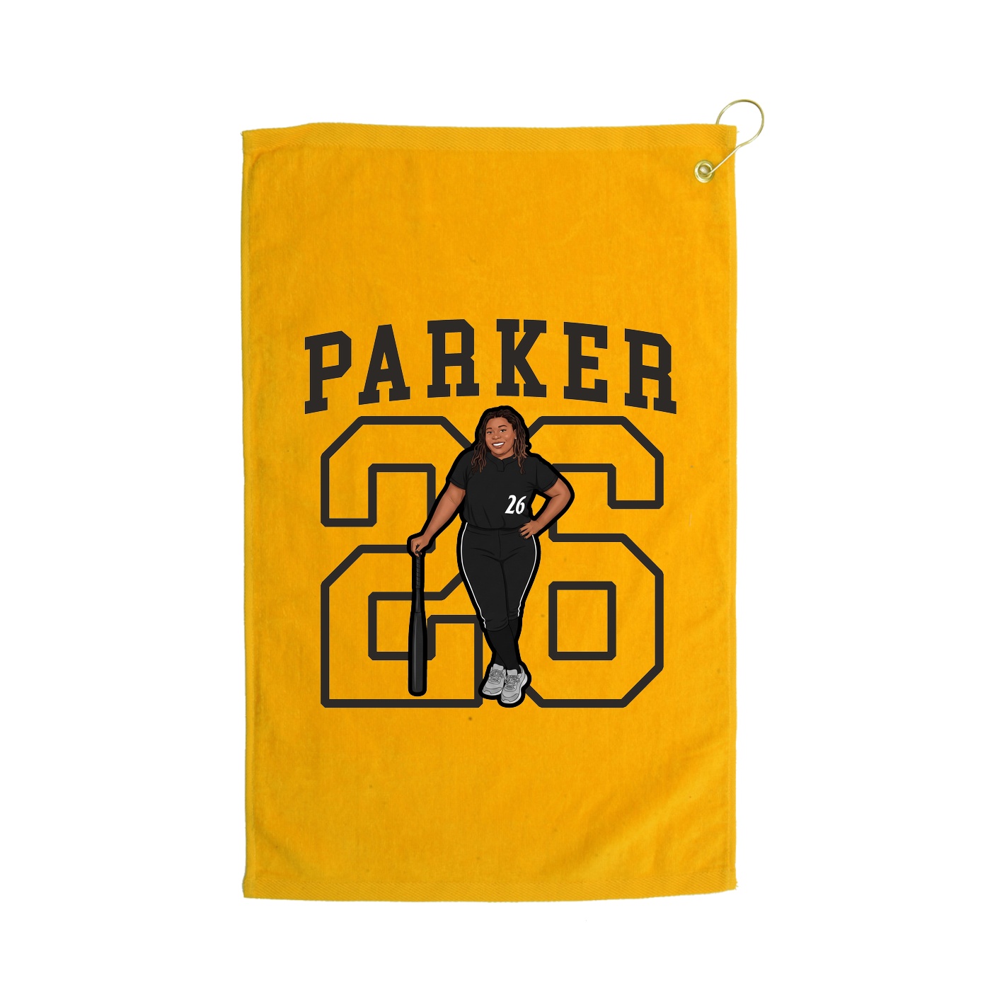 Golf Towel — Shirsey in Gold