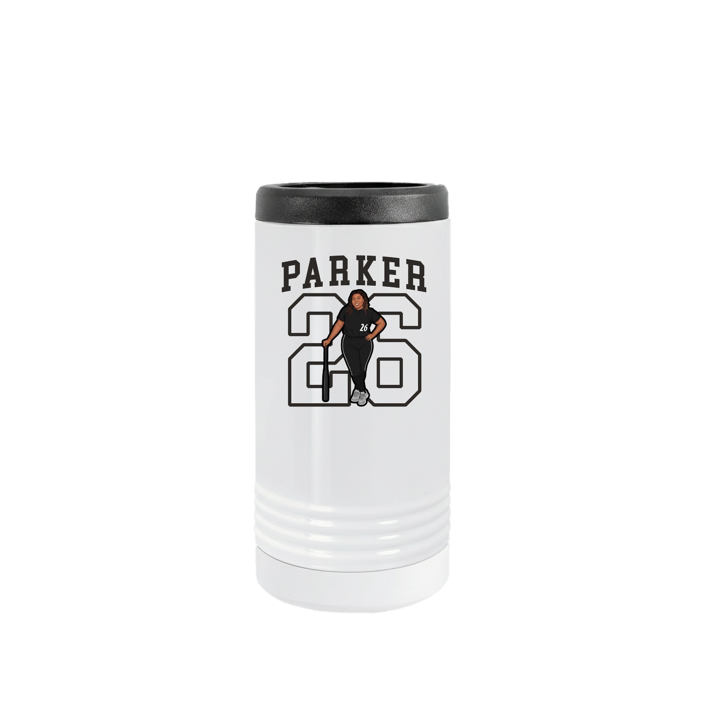 Slim Beverage Holder — Shirsey in White