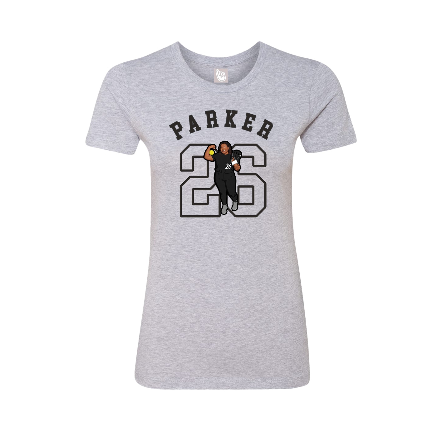 Womens Tee — Shirsey Arch in Grey