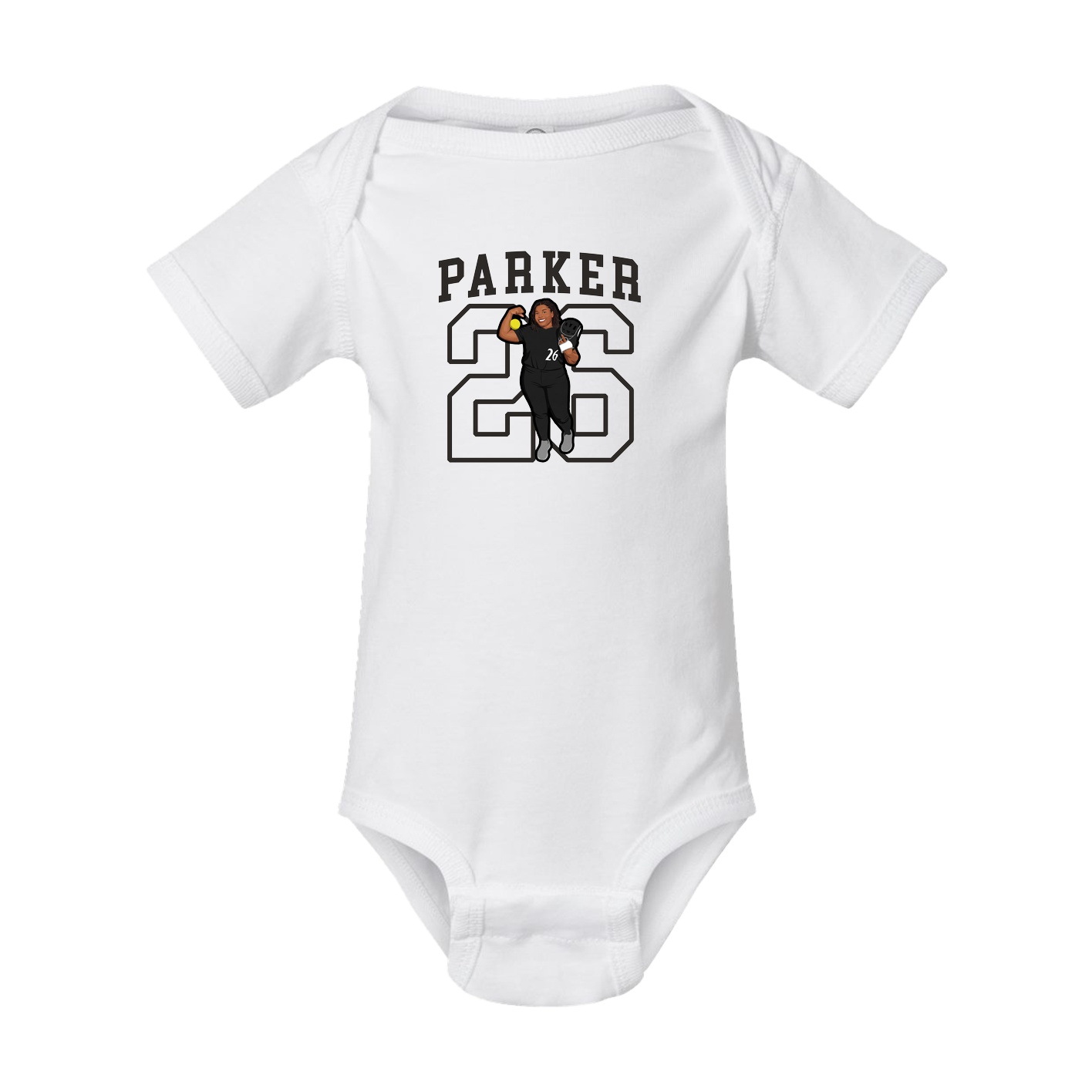 Baby Onesie — Shirsey in White