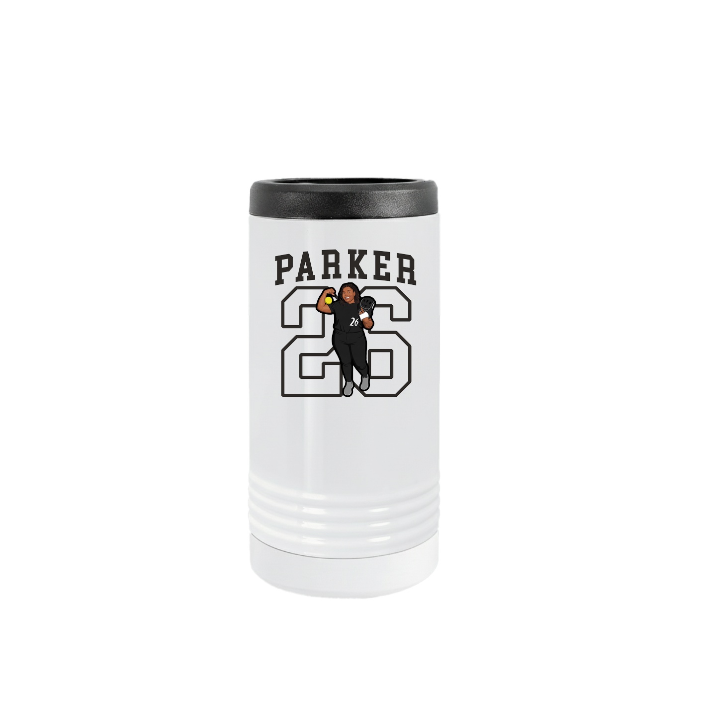Slim Beverage Holder — Shirsey in White