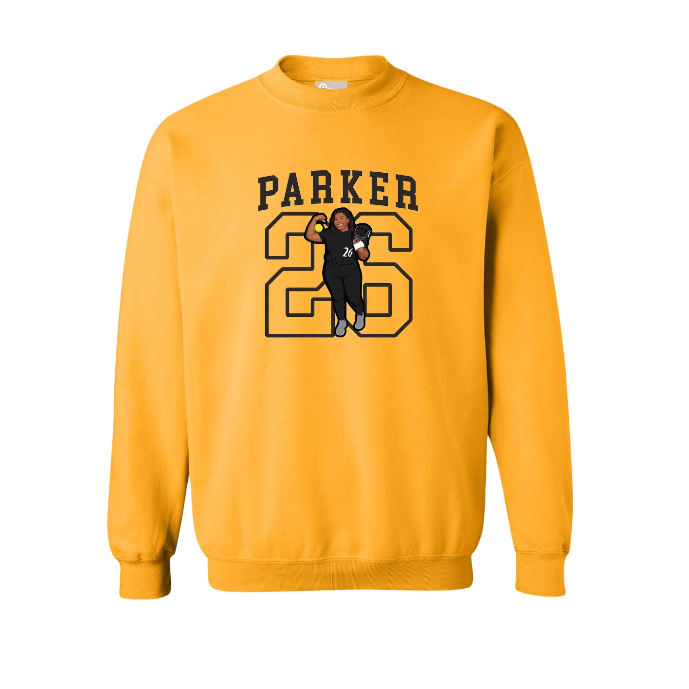 Fleece Crew — Shirsey in Gold
