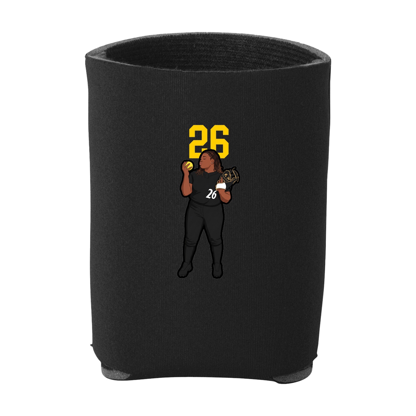 Can Holder — Number Top in Black