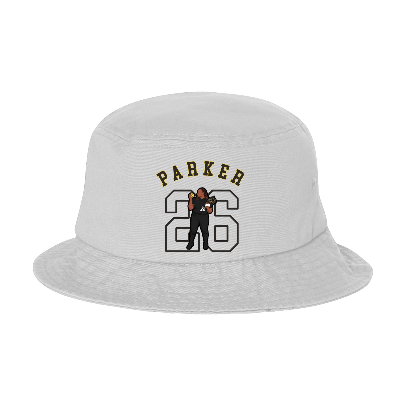 Bucket Cap — Shirsey Arch in White
