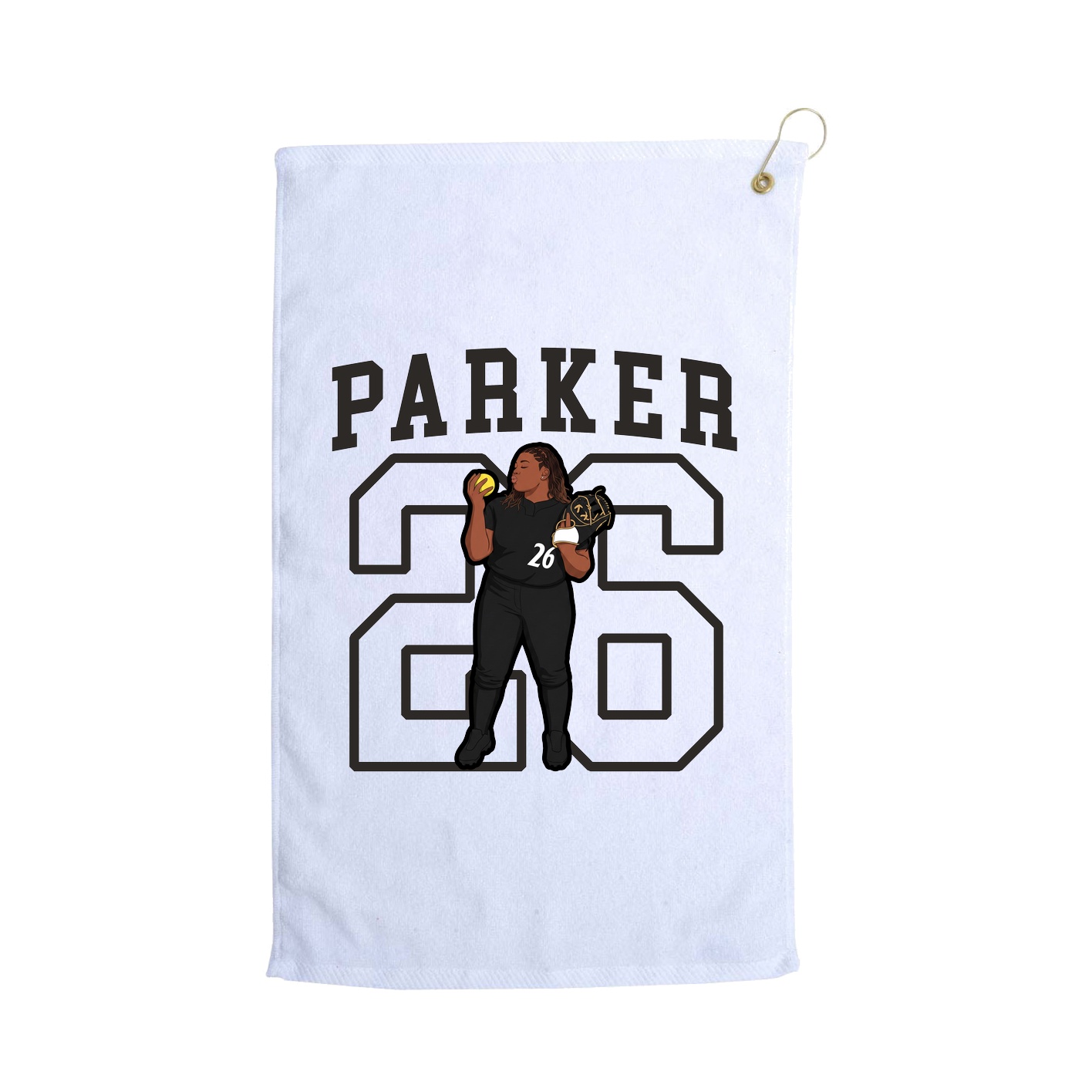 Golf Towel — Shirsey in White