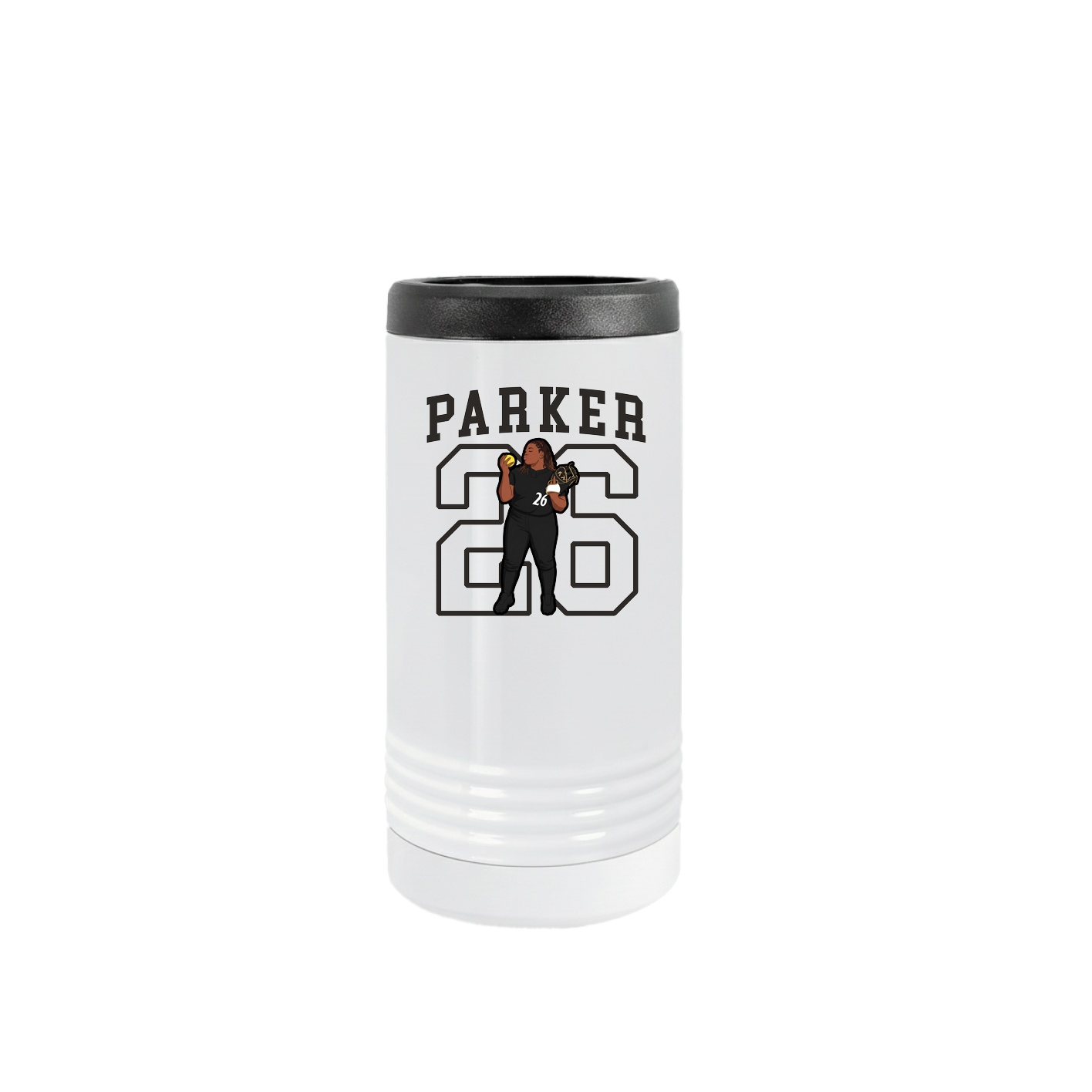 Slim Beverage Holder — Shirsey in White