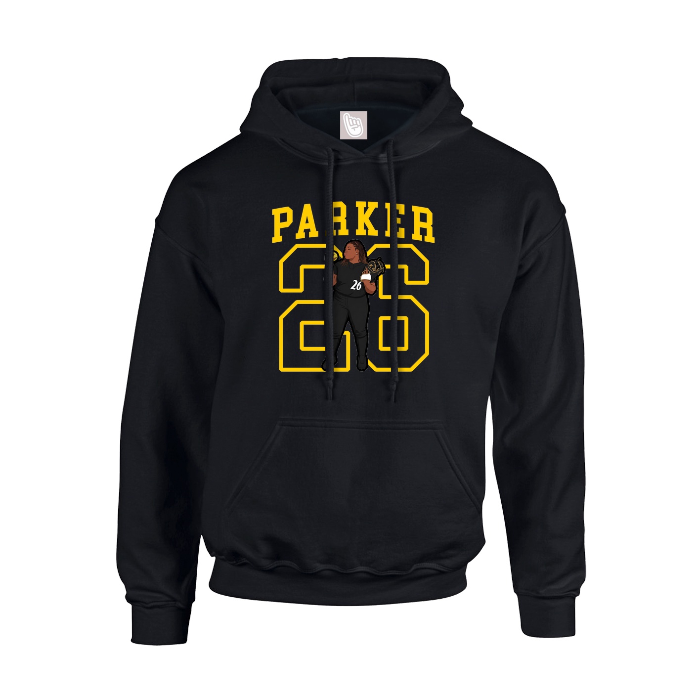 Youth Hoodie — Shirsey in Black