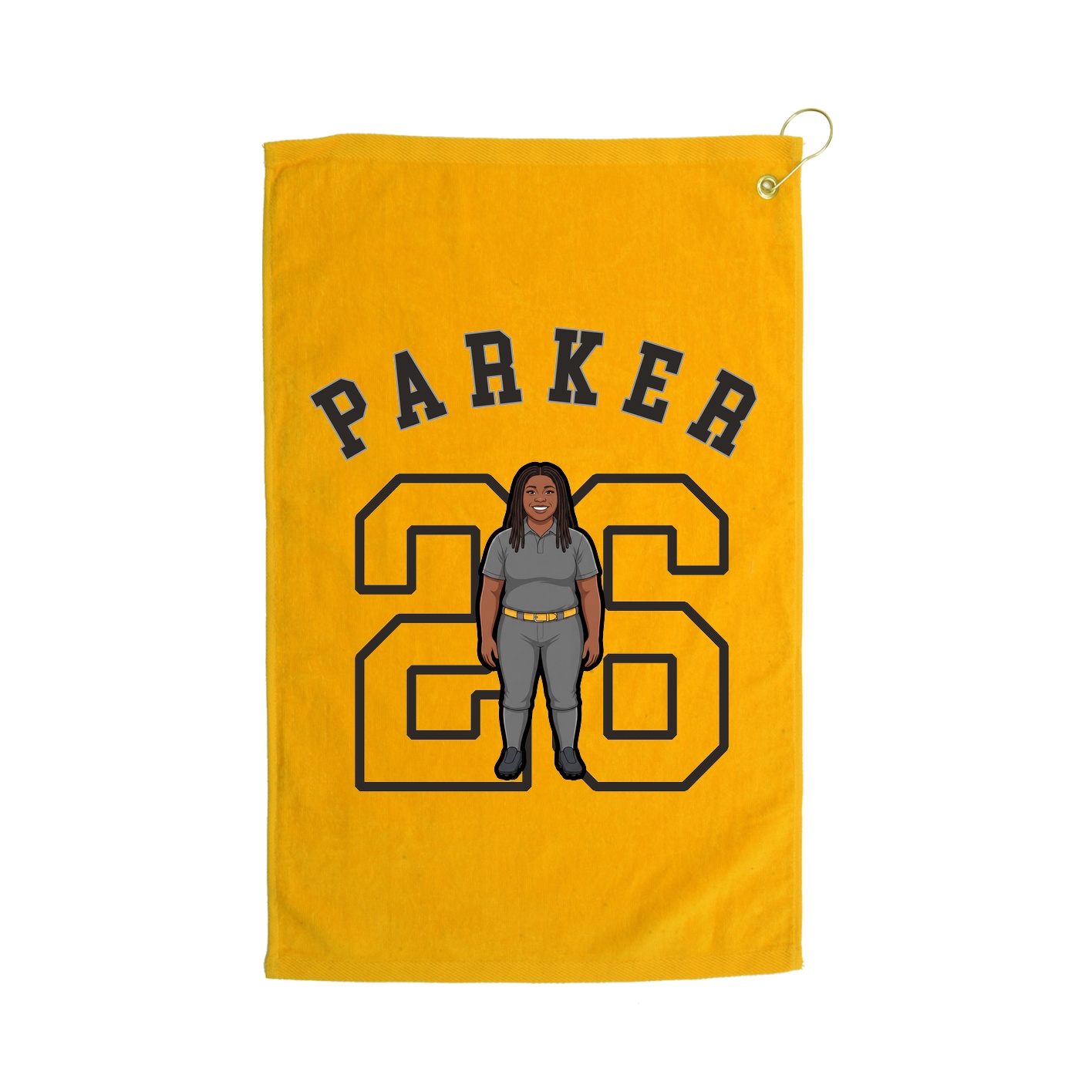 Golf Towel — Shirsey Arch in Gold