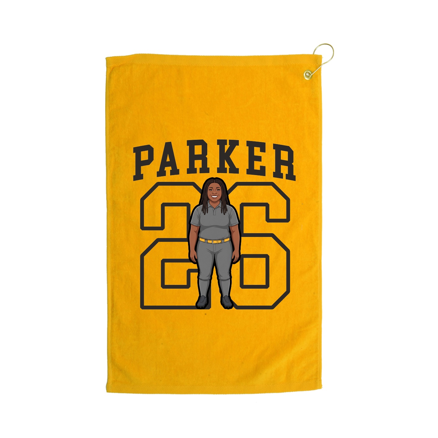 Golf Towel — Shirsey in Gold