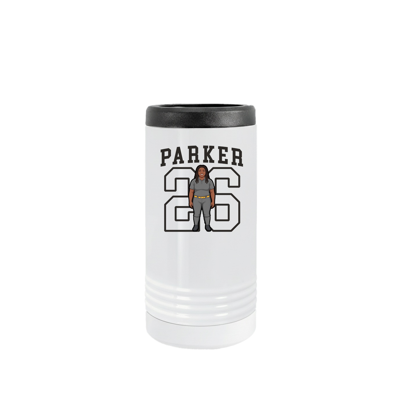 Slim Beverage Holder — Shirsey in White