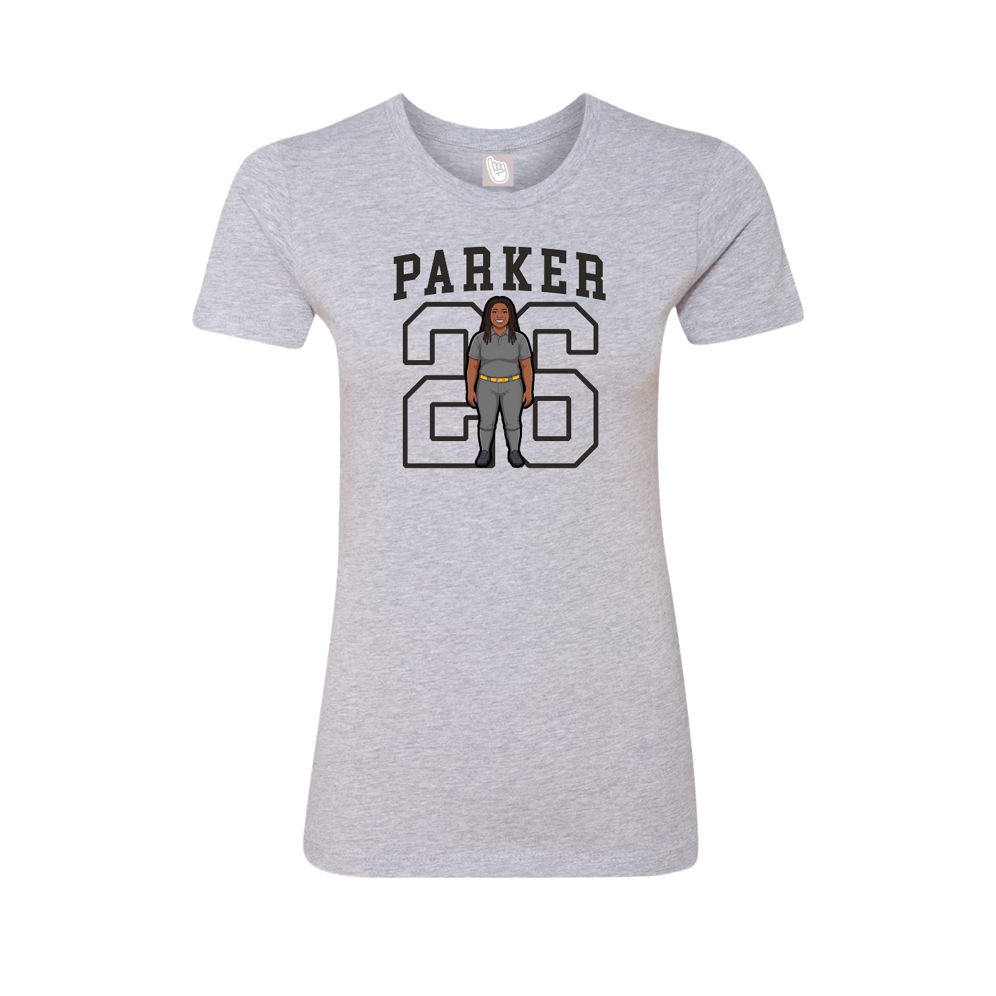 Womens Tee — Shirsey in Grey