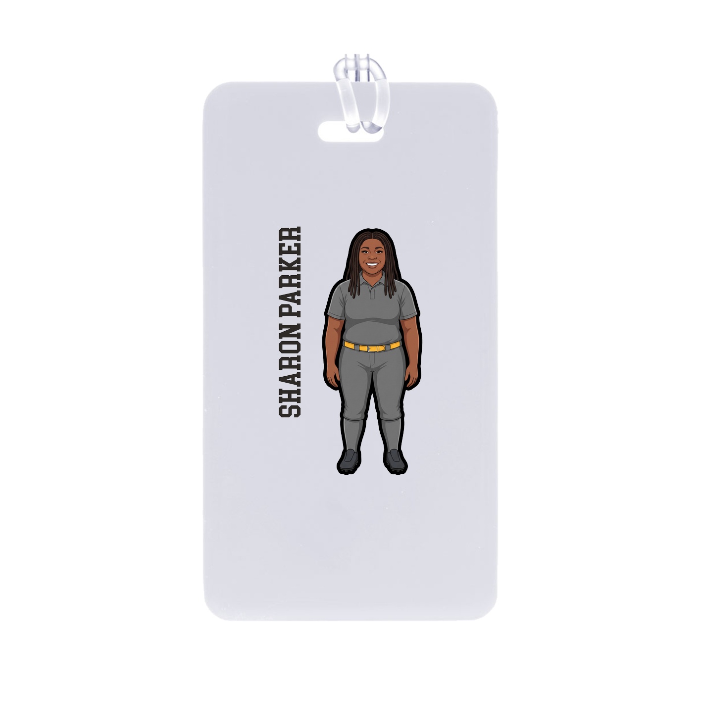 Bag Tag — Name Vertical in Classic