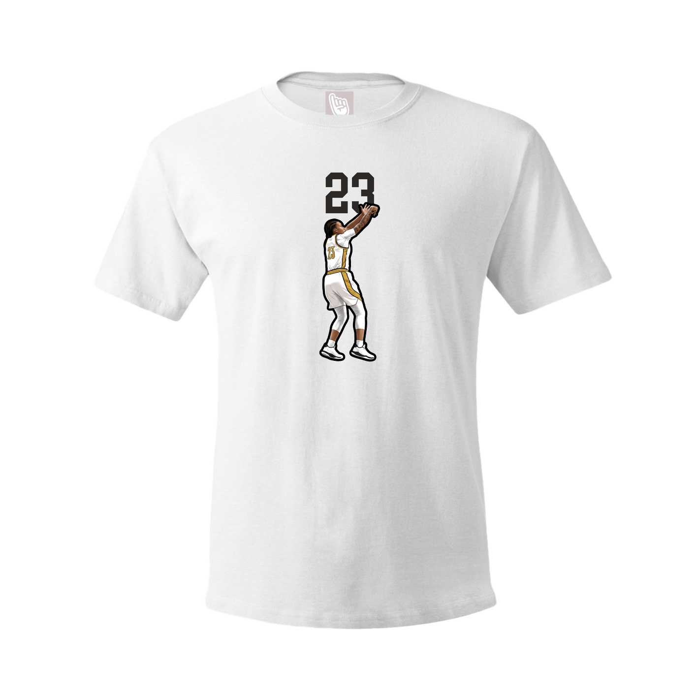 Tee — Number Top in White
