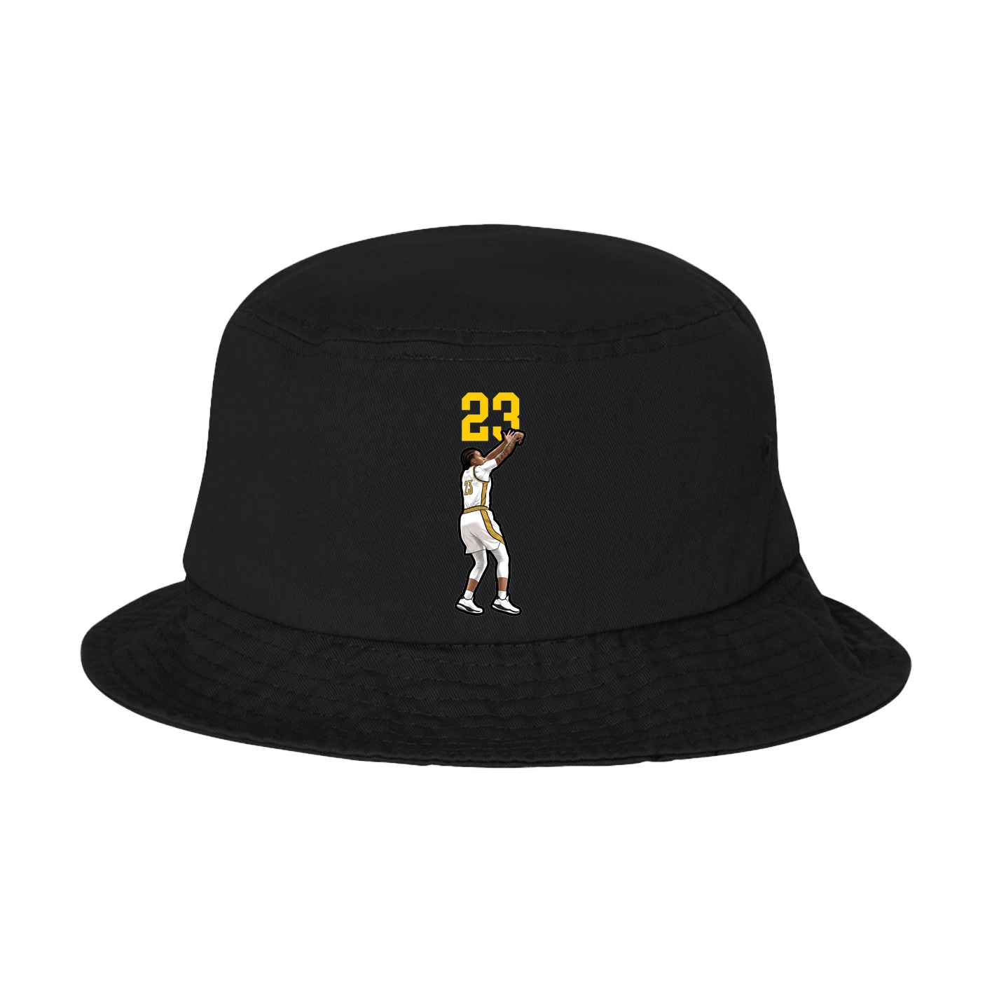 Bucket Cap — Number Top in Black