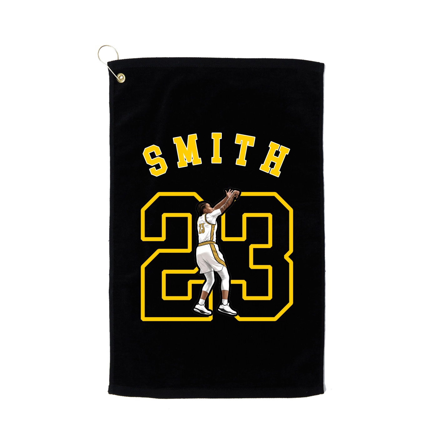 Golf Towel — Shirsey Arch in Black