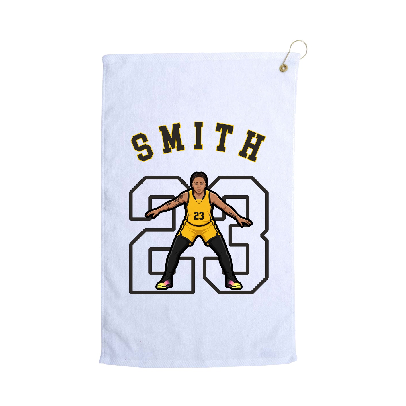 Golf Towel — Shirsey Arch in White