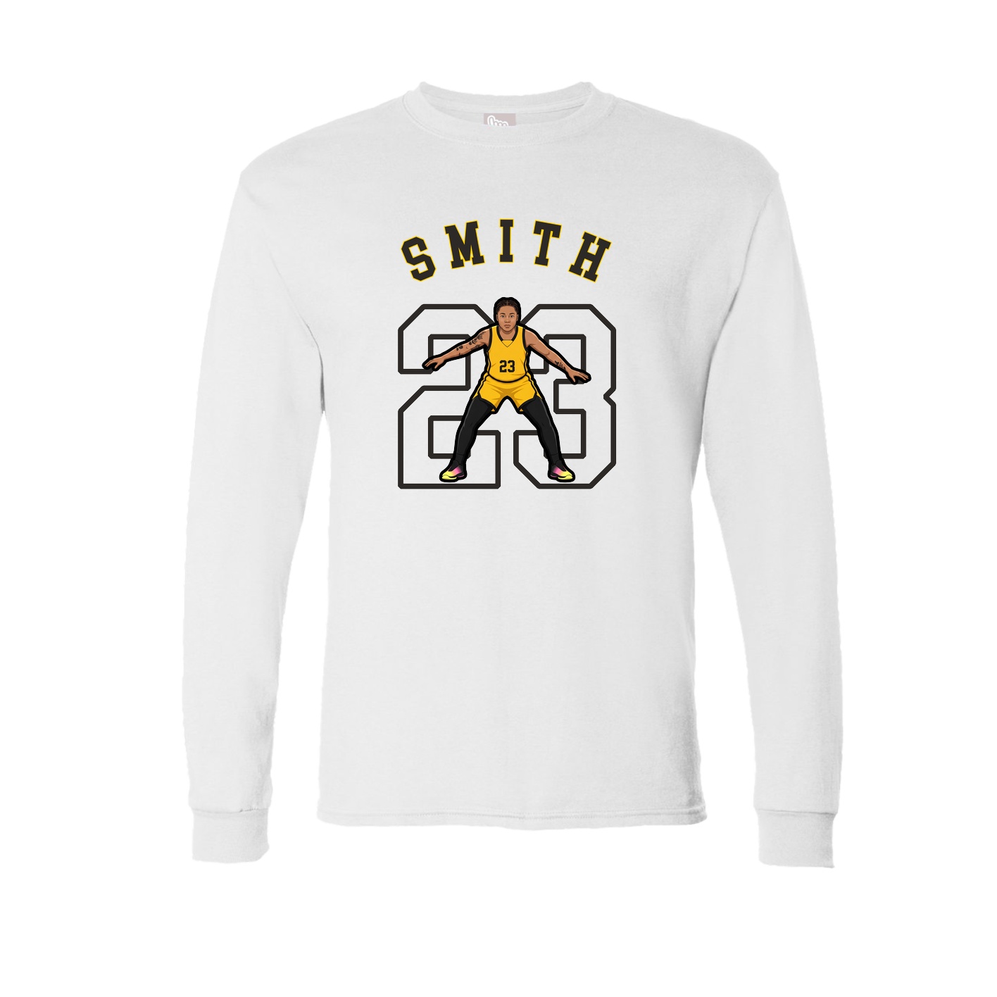 Long Sleeve Tee — Shirsey Arch in White