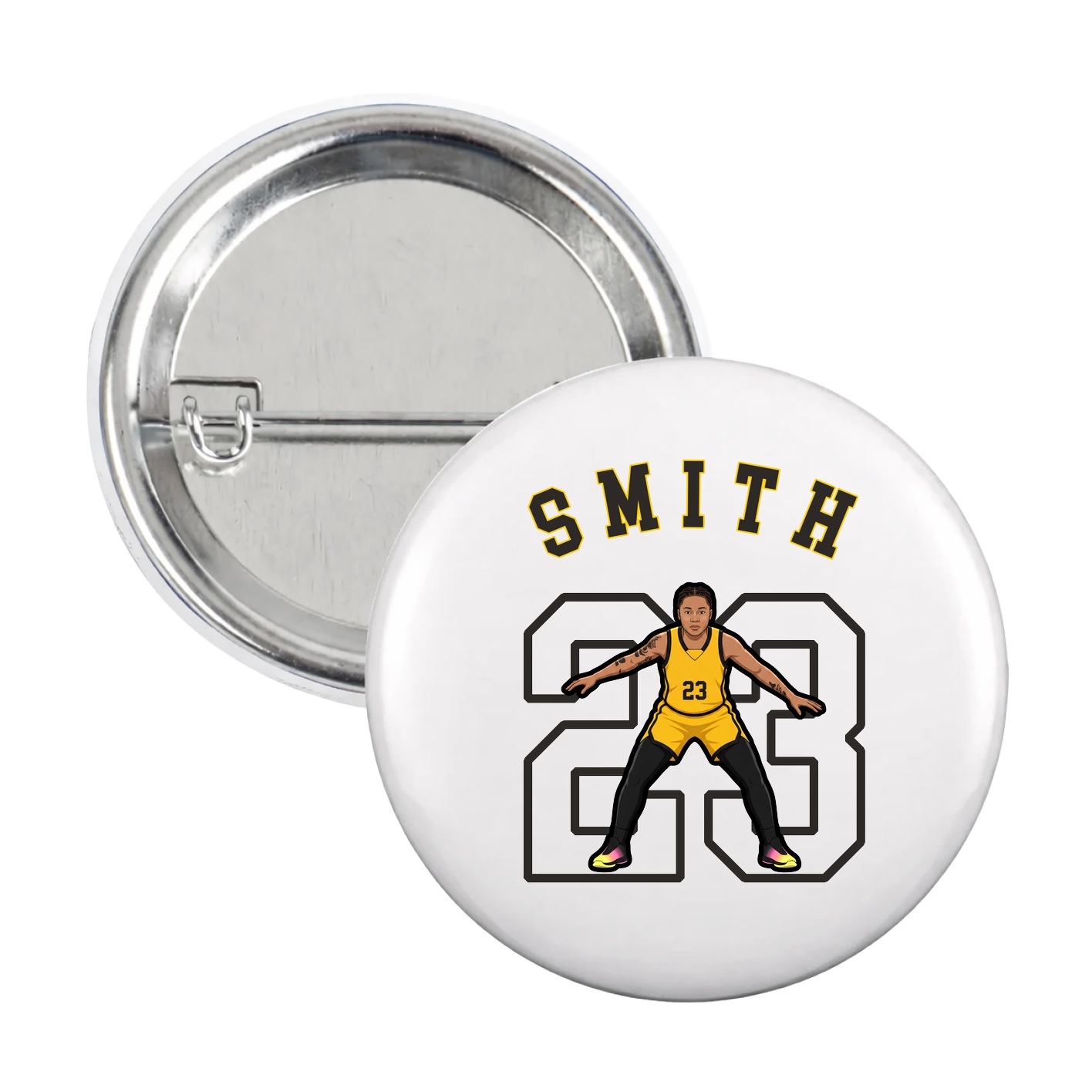 Game Day Button — Shirsey Arch in White