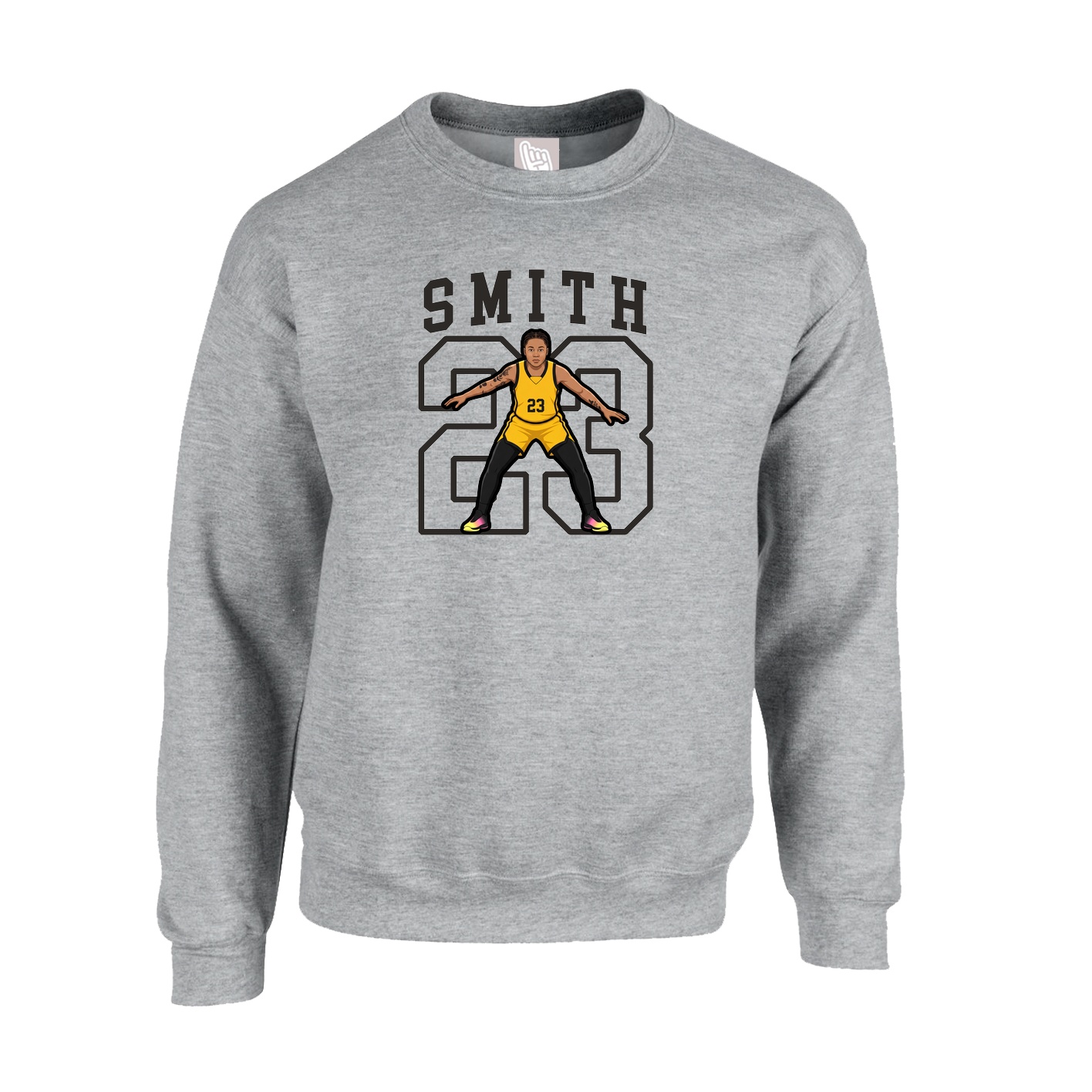 Fleece Crew — Shirsey in Grey