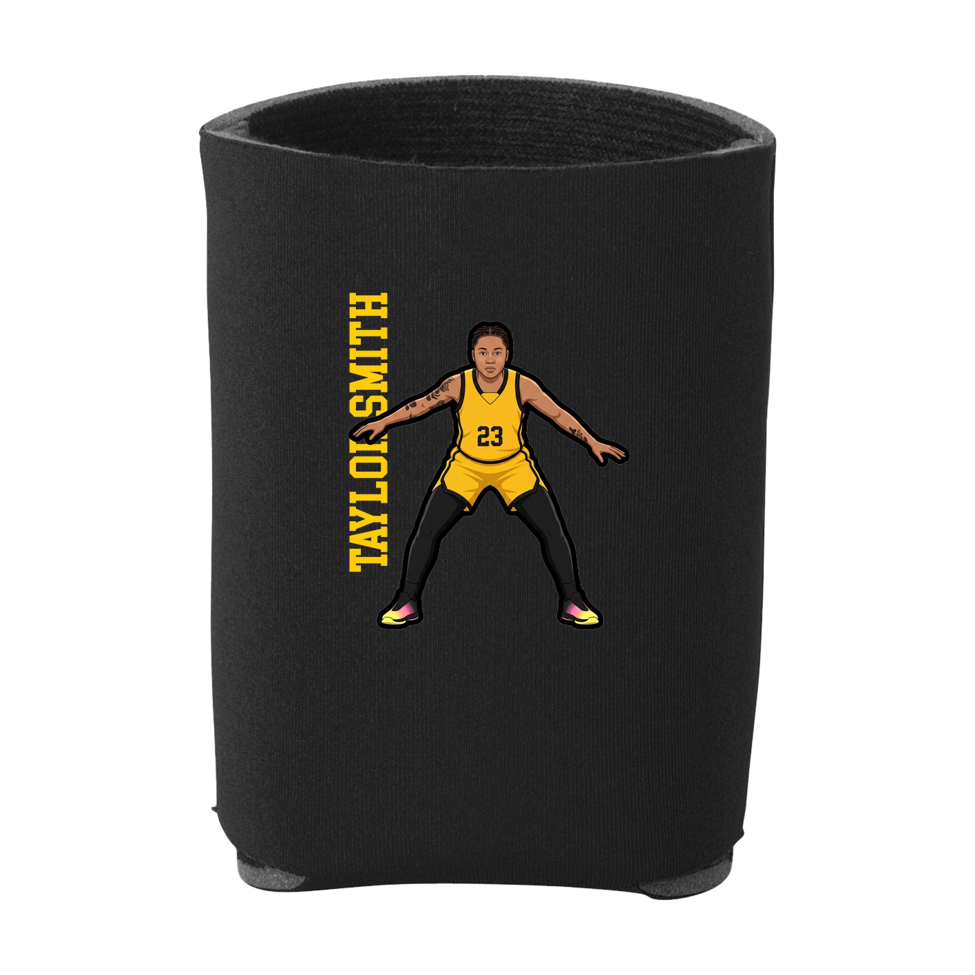 Can Holder — Name Vertical in Black