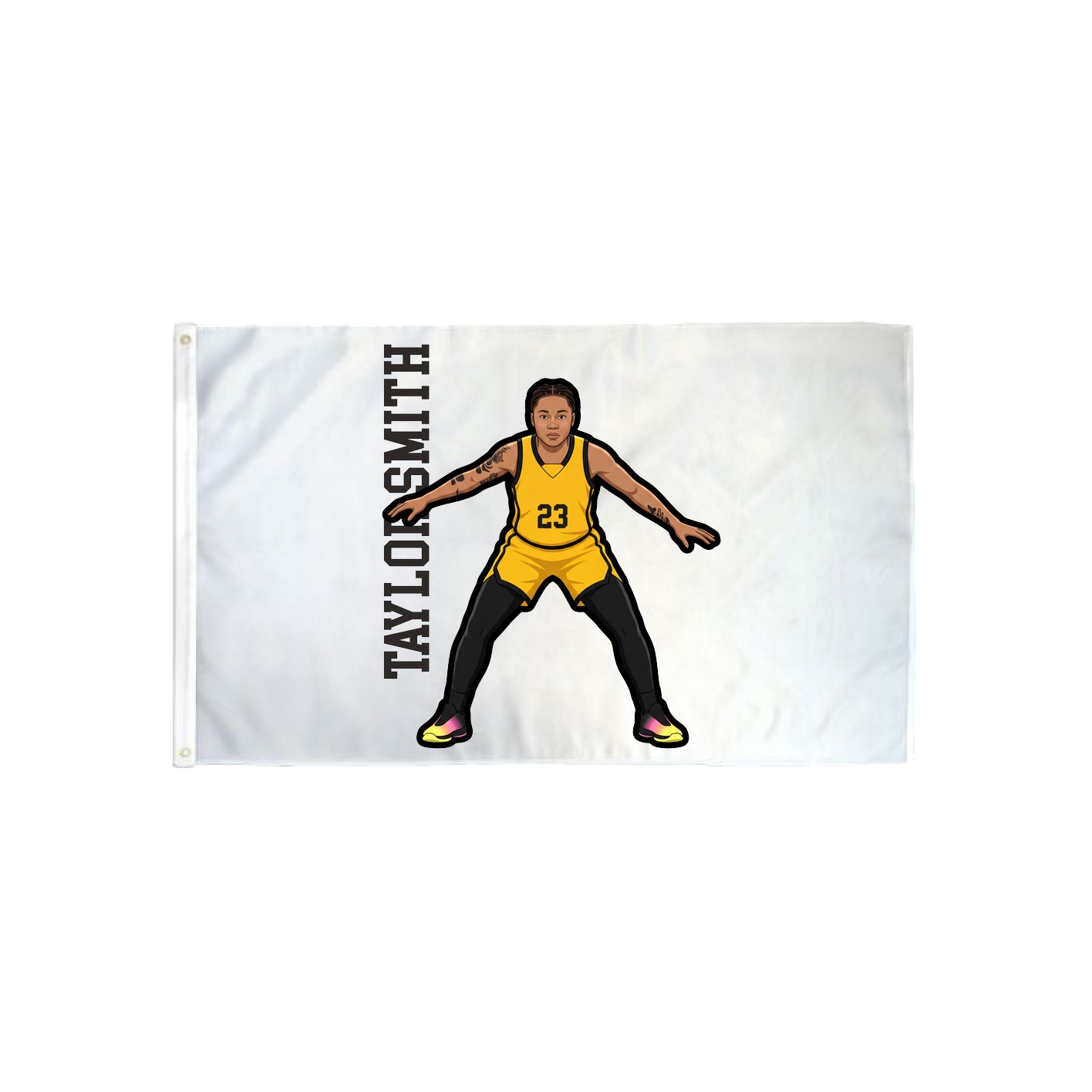 3x5 Flag — Name Vertical in Classic
