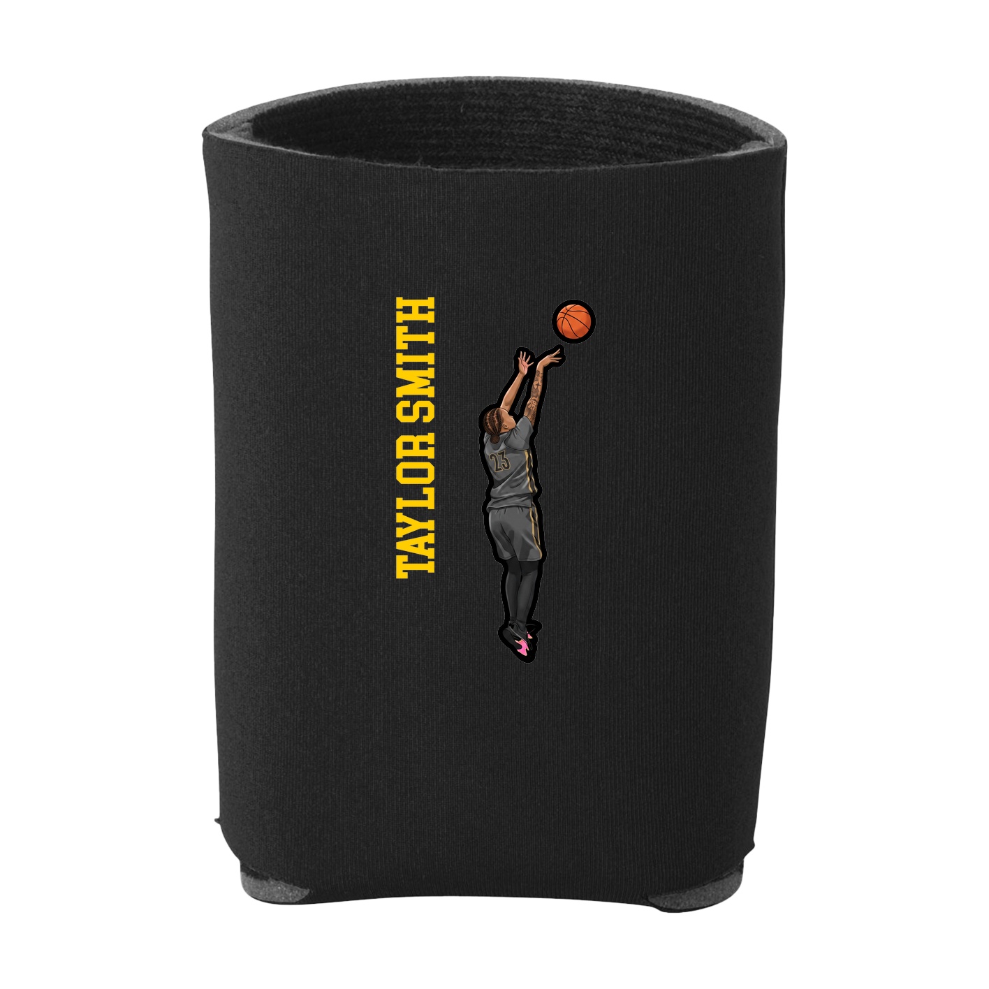 Can Holder — Name Vertical in Black