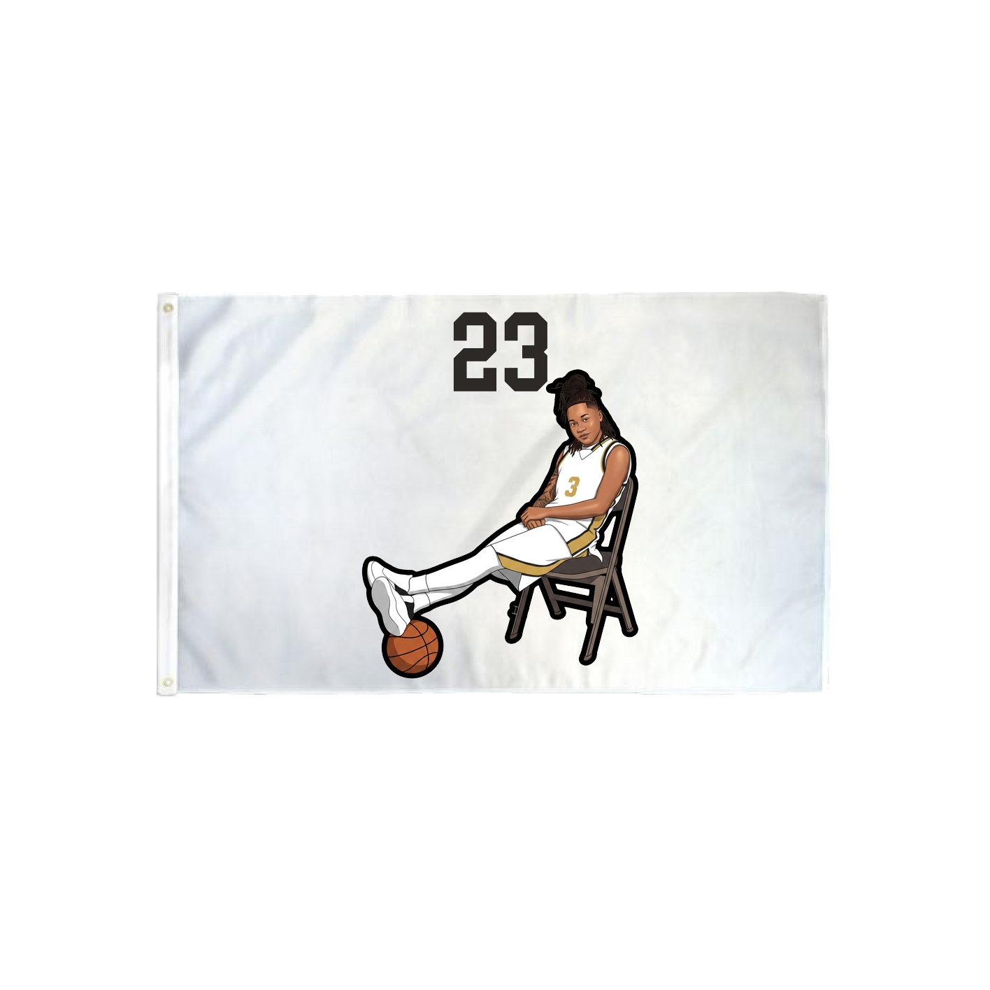 3x5 Flag — Number Top in Classic