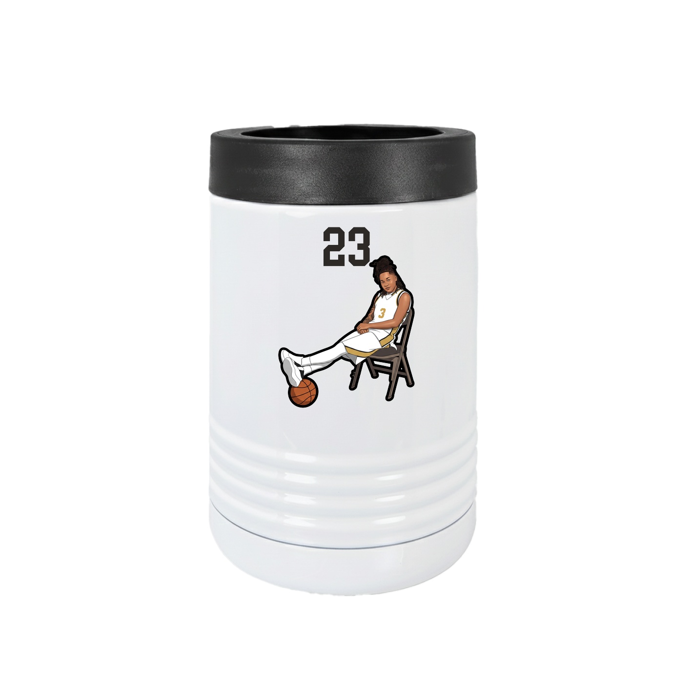 Beverage Holder — Number Top in White