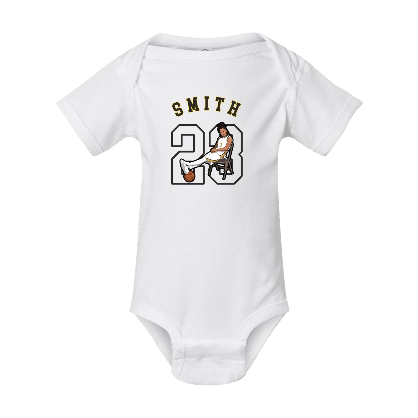 Baby Onesie — Shirsey Arch in White