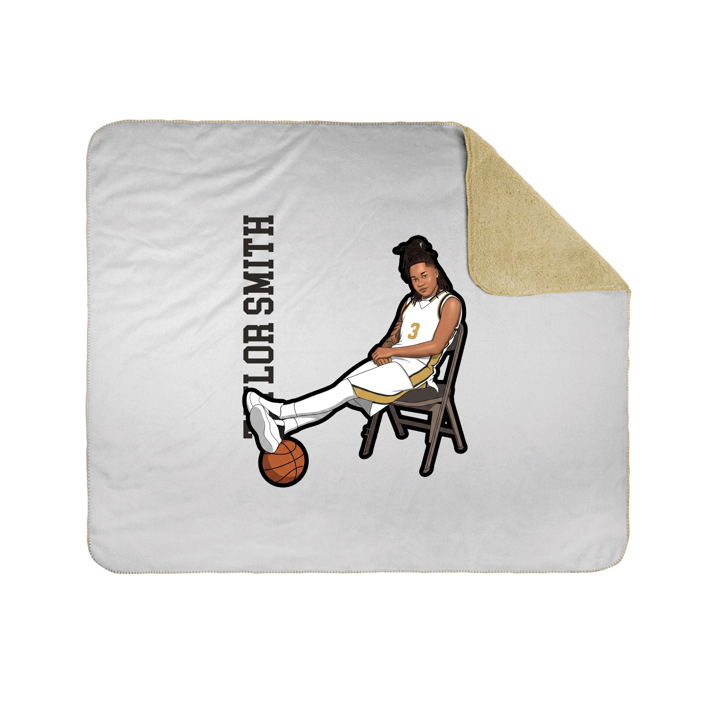 50x60 Sherpa Lined Throw Blanket