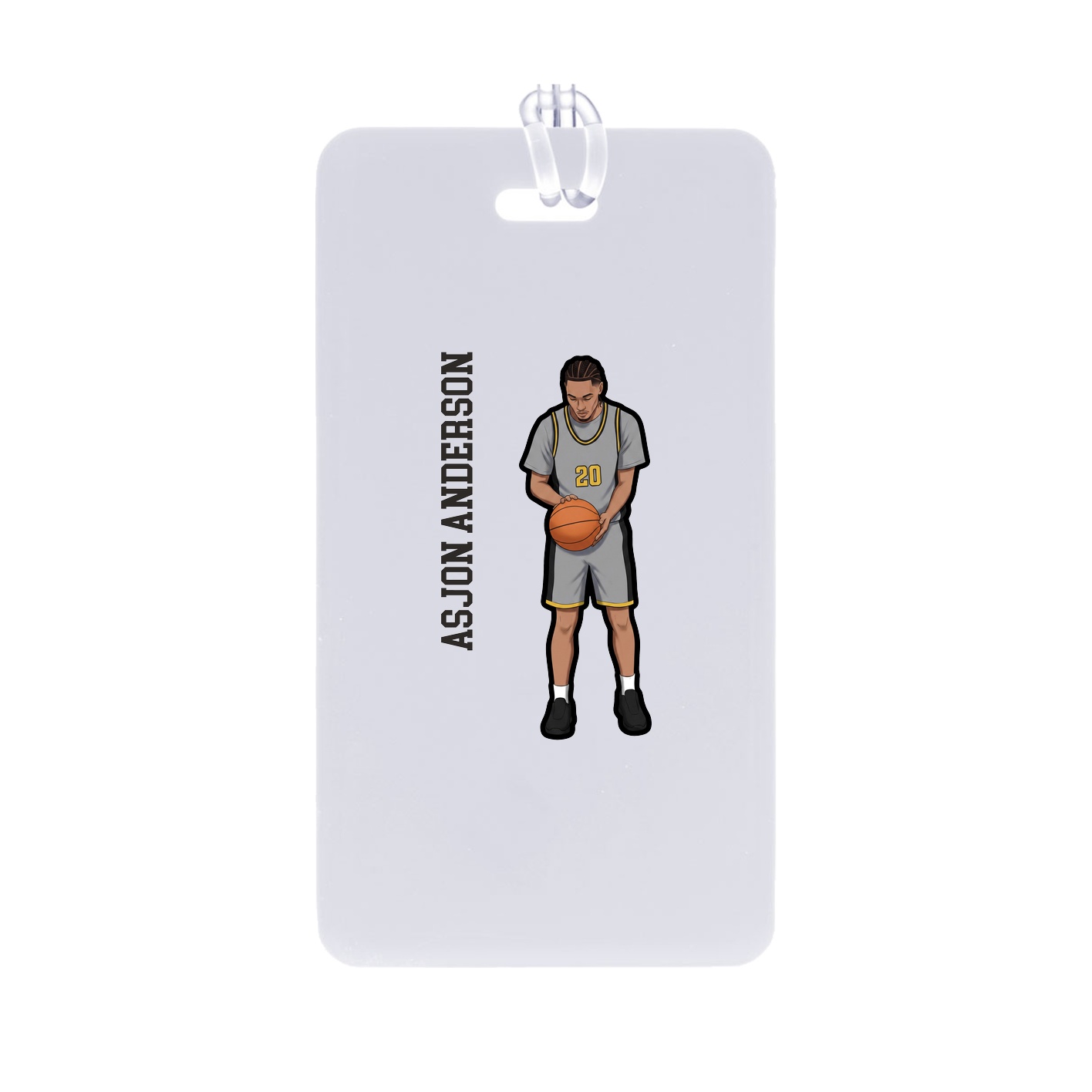 Bag Tag — Name Vertical in Classic