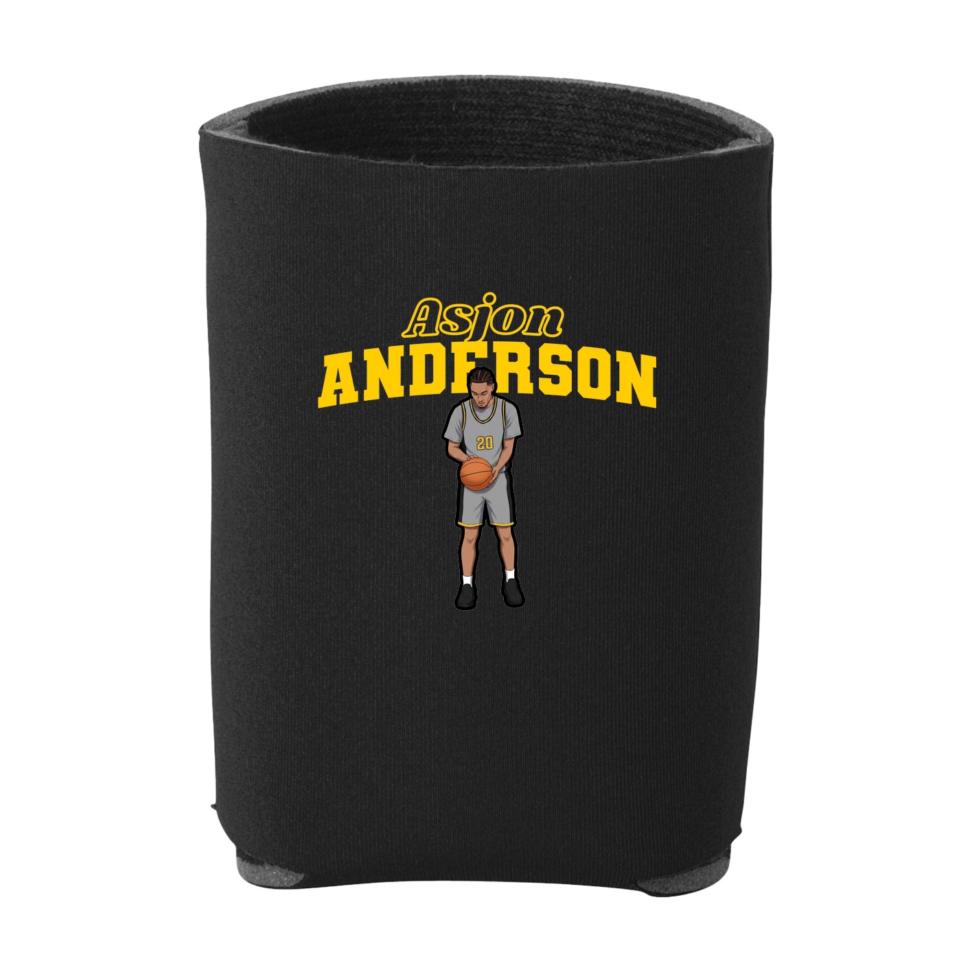 Can Holder — Name Arch in Black