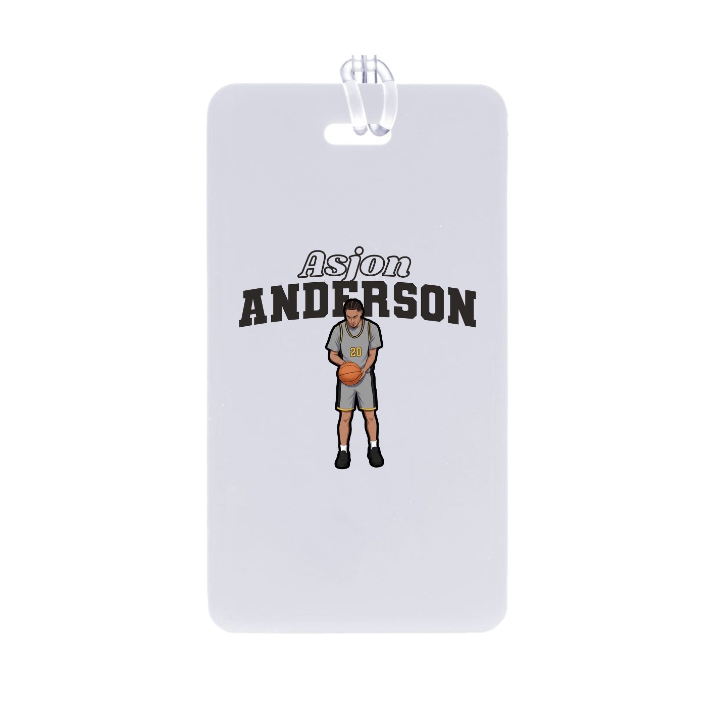 Bag Tag — Name Arch in Classic