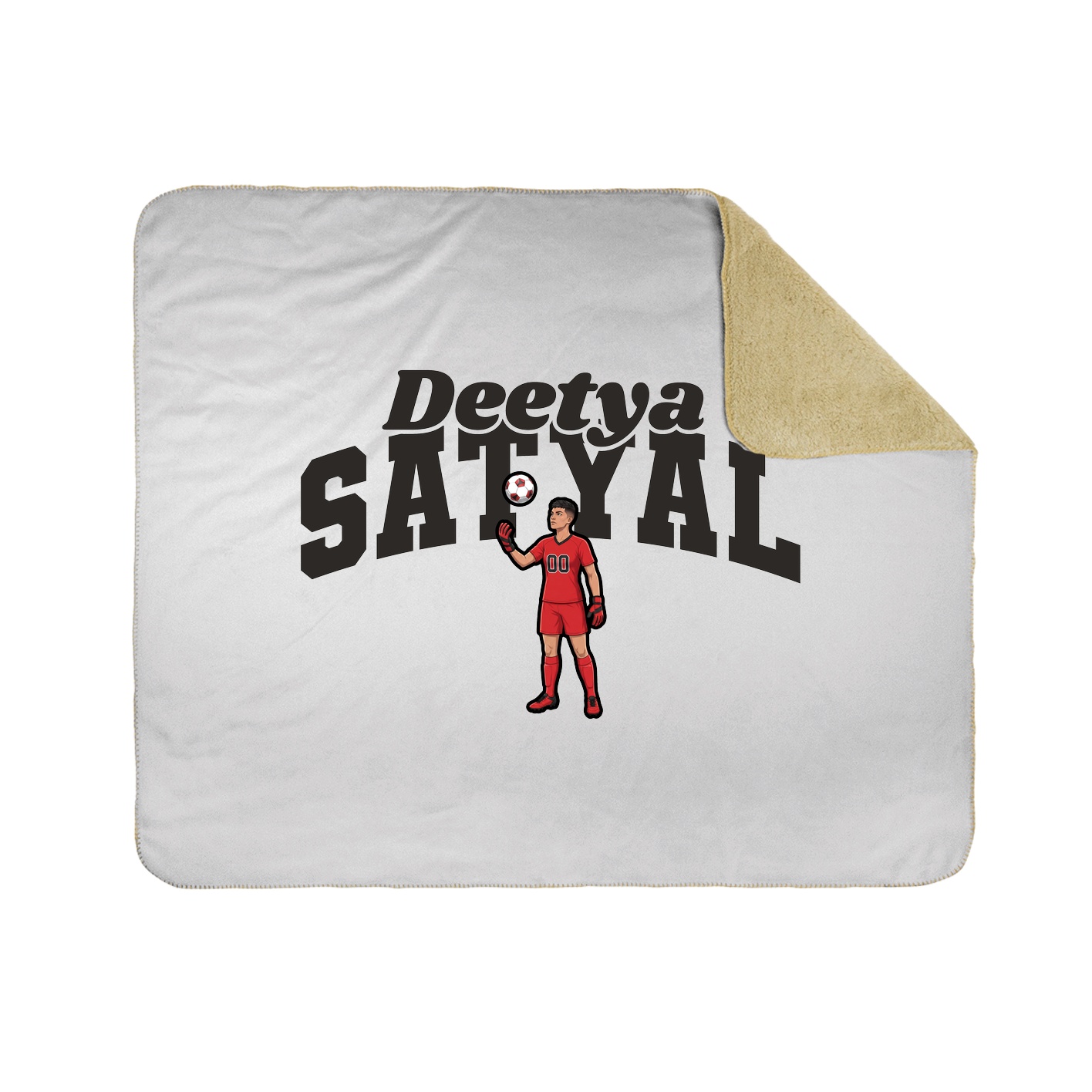 Throw Blanket — Signature Arch in White