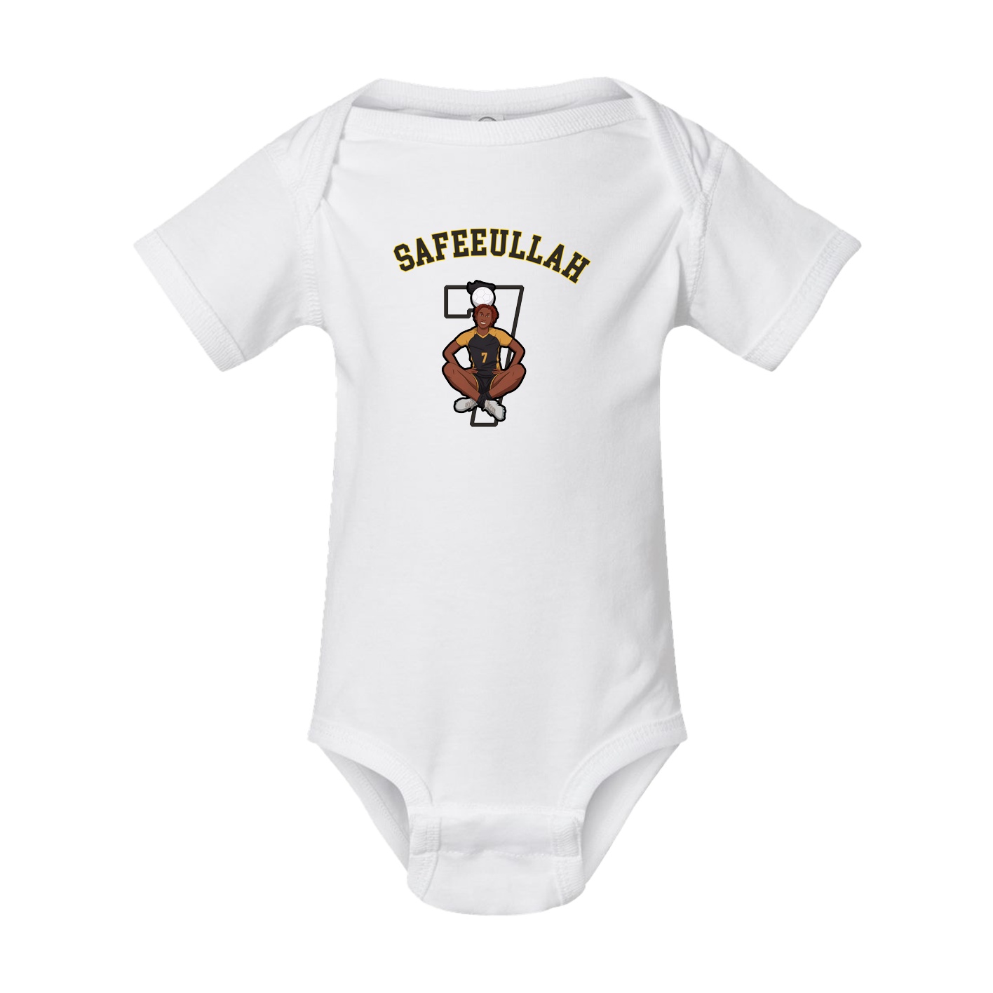 Baby Onesie — Shirsey Arch in White