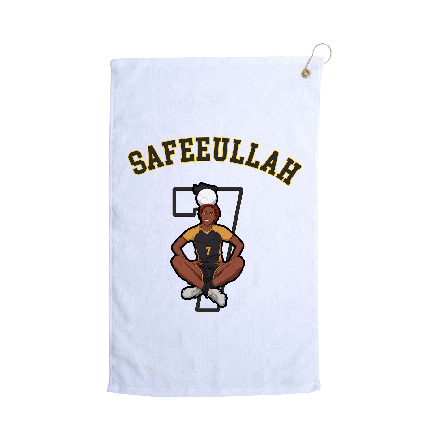 Golf Towel — Shirsey Arch in White