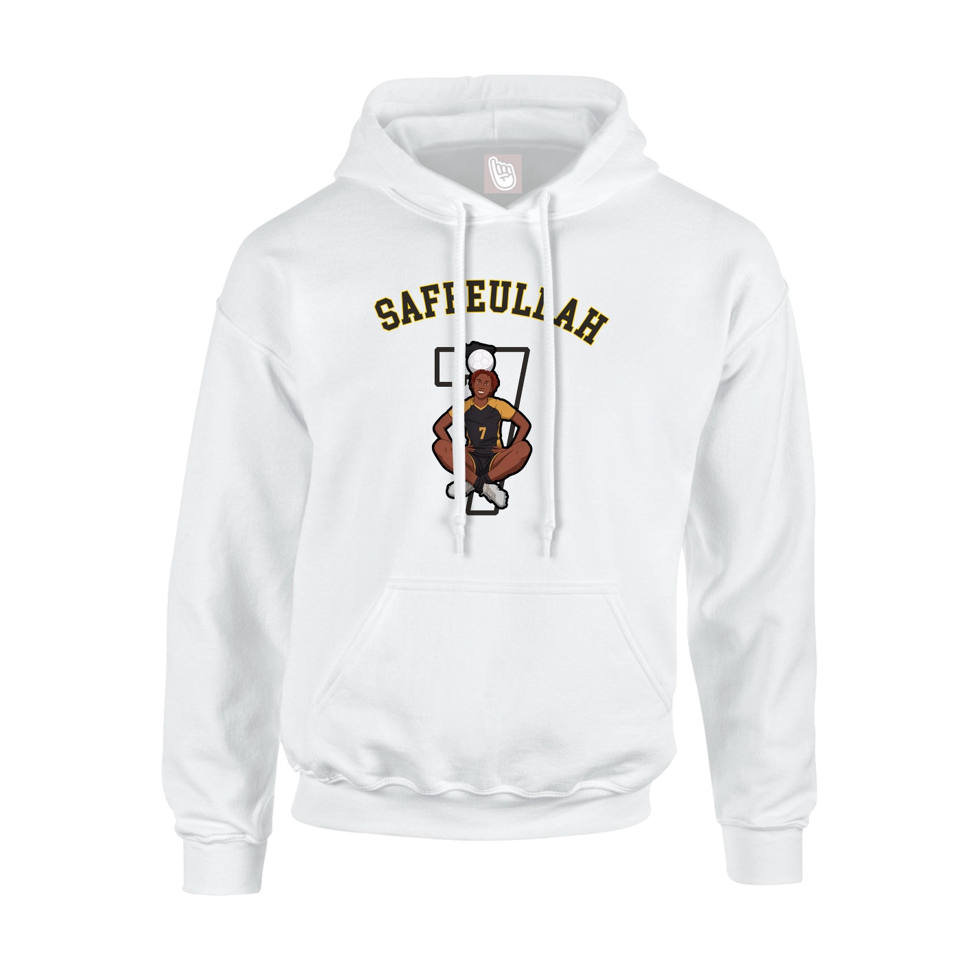 Hoodie — Shirsey Arch in White