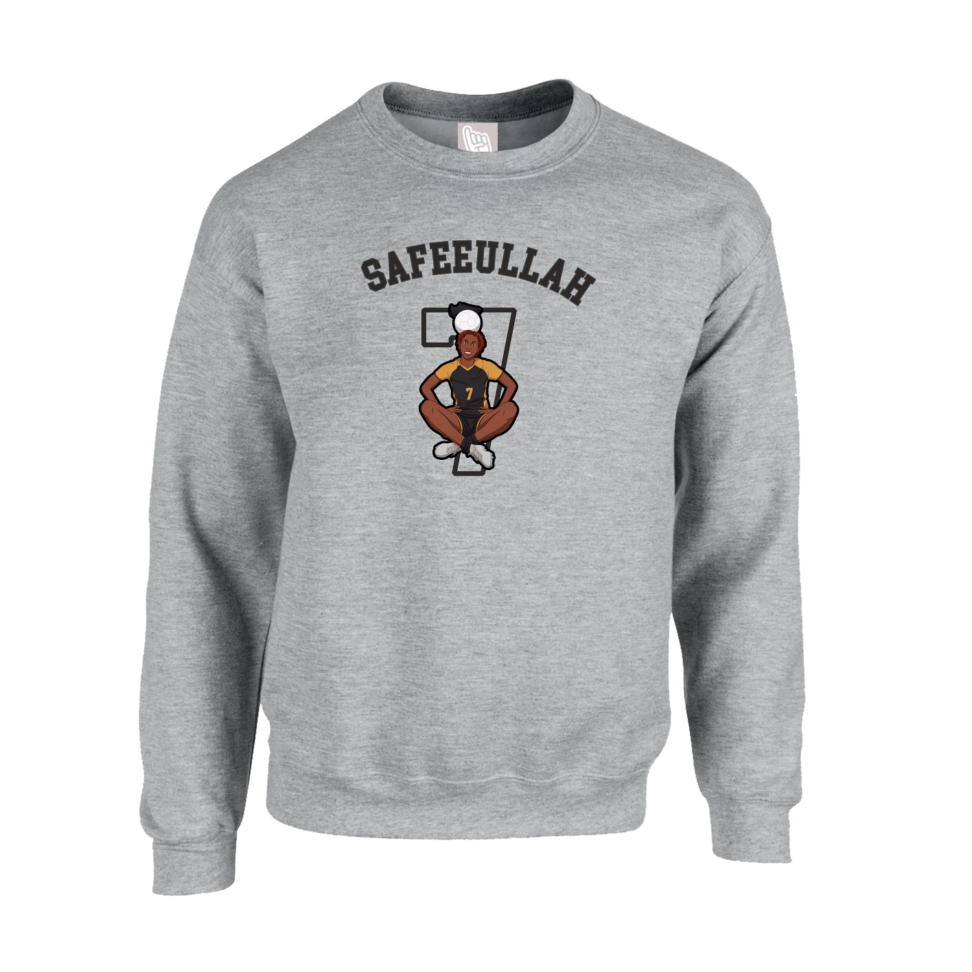 Fleece Crew — Shirsey Arch in Grey