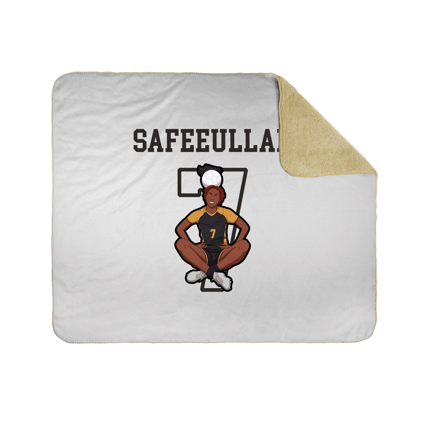 Throw Blanket — Shirsey in White