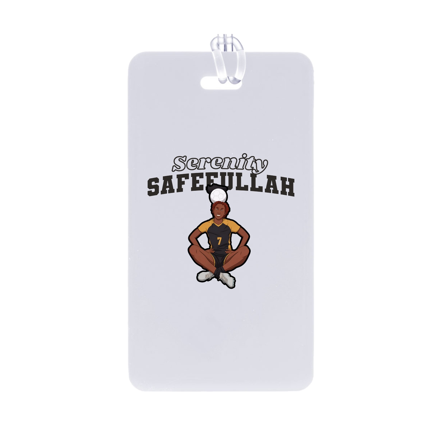 Bag Tag — Name Arch in Classic