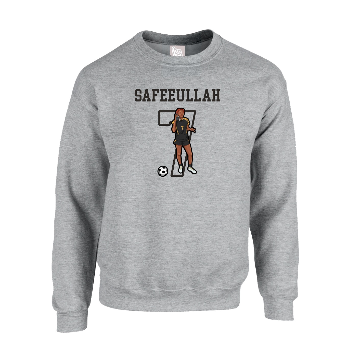 Fleece Crew — Shirsey in Grey