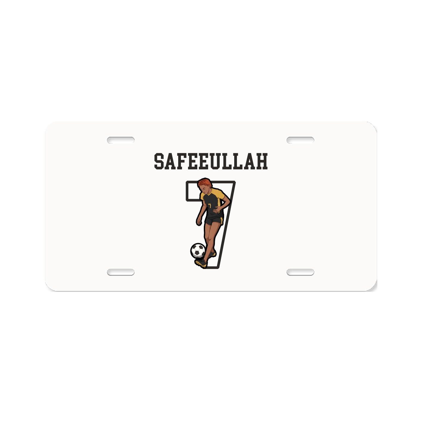 License Plate — Shirsey in Classic