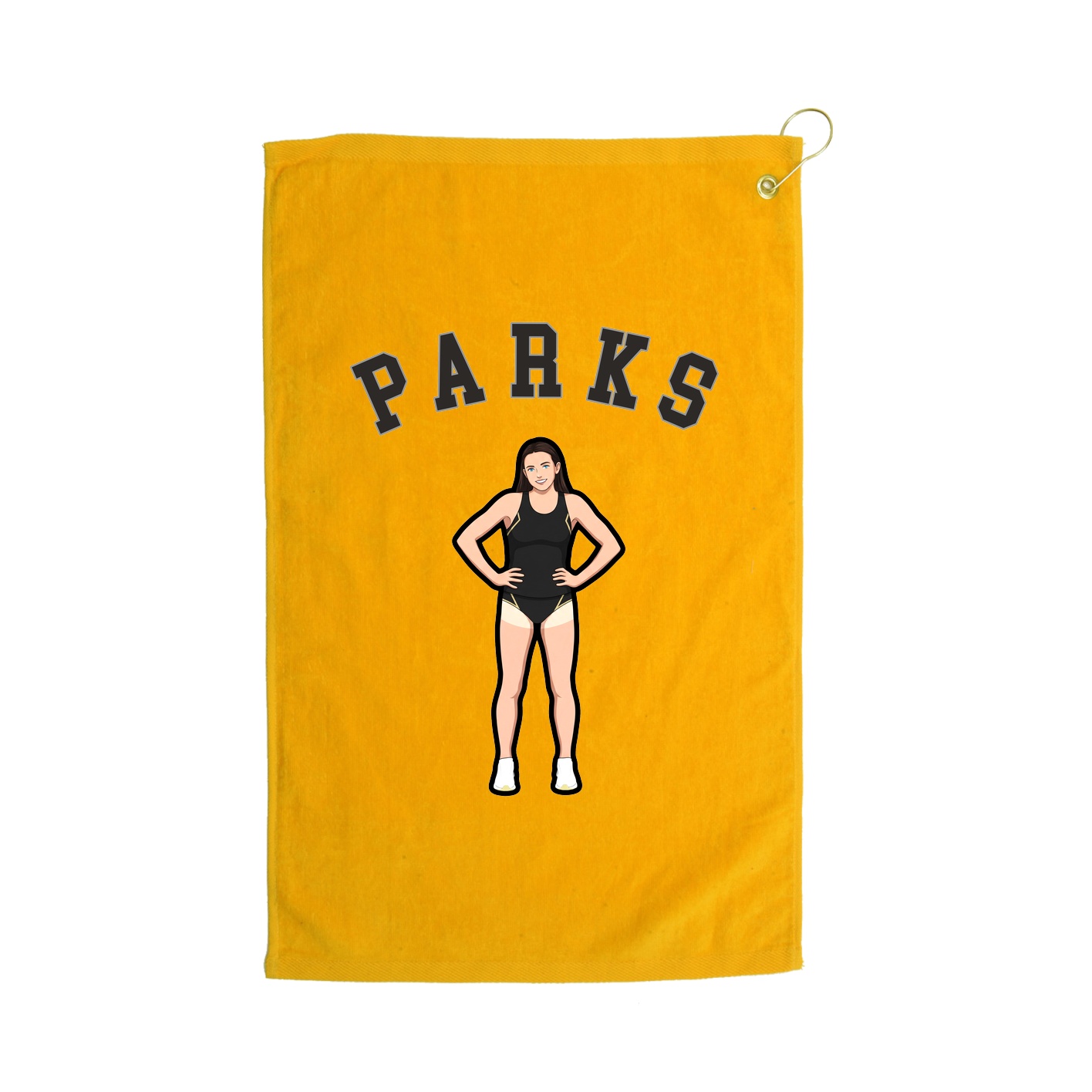 Golf Towel — Shirsey Arch in Gold