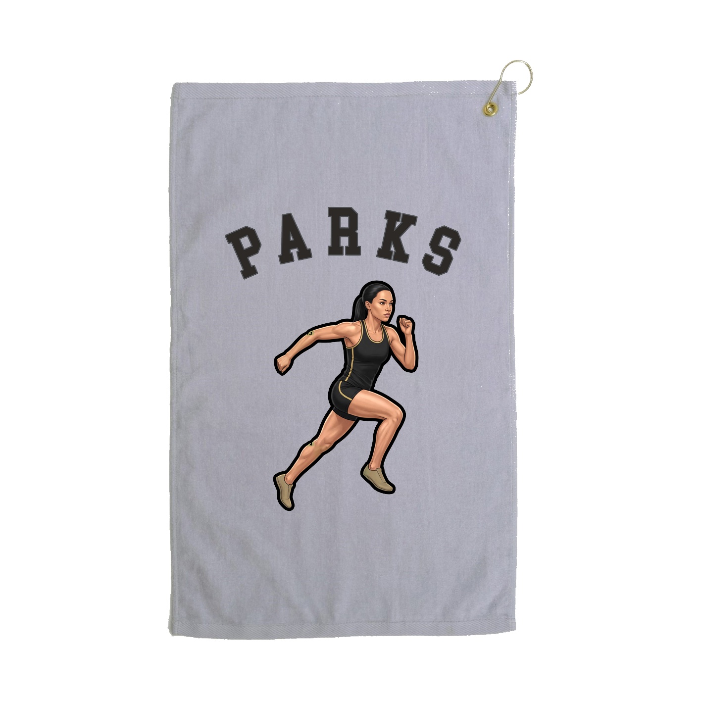 Golf Towel — Shirsey Arch in Grey