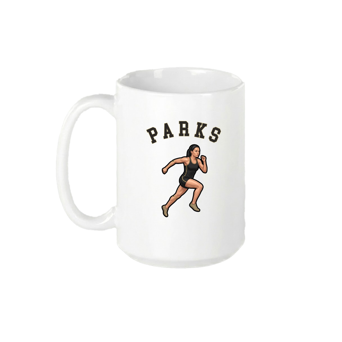 15oz Coffee Mug — Shirsey Arch in White